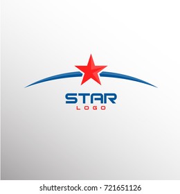 Elegant Star Logo Concept. Vector Illustration eps.10