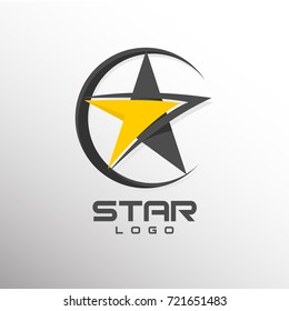 Elegant Star Logo Concept. Vector Illustration eps.10