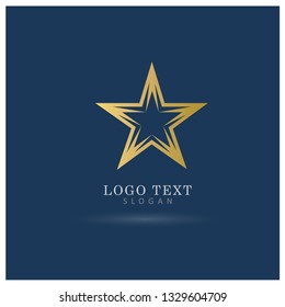Elegant Star Logo. Symbol & Icon Vector Template.