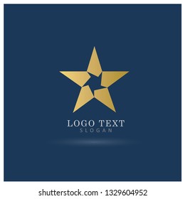 Elegant Star Logo. Symbol & Icon Vector Template.