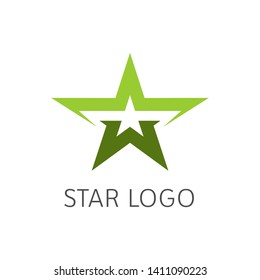Elegant Star Logo. Vector Illustration Template