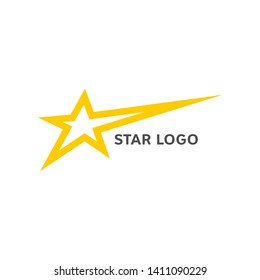 Elegant Star Logo. Vector Illustration Template