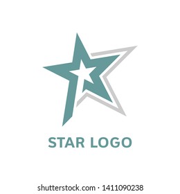 Elegant Star Logo. Vector Illustration Template