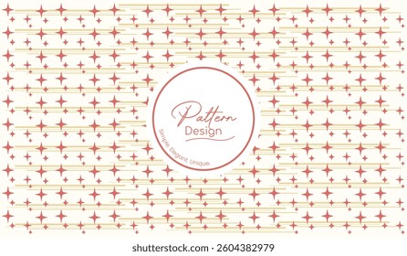 Elegant Star Pattern Design for Decorative Backgrounds