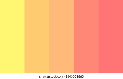 Elegant Strawberry Sunrise Color Palette