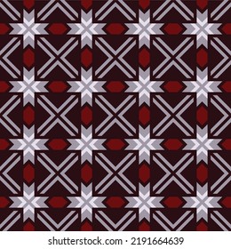 Elegant strict lattice dark seamless pattern. Vector illustration for print, fabric, cover, packaging, interior decor, blog decoration and other your projects.
 