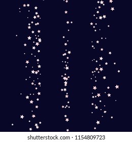 Elegant striped background. Stripes from random stars.  Isolated gradient celestial elements. Pink purple pearl nacre glitter Festive iridescent holographic shine effect vector template for decoration