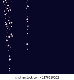 Elegant striped background. Stripes from random stars.  Isolated gradient celestial elements. Pink purple pearl nacre glitter Holiday celebration luminous glossy vector template for decoration