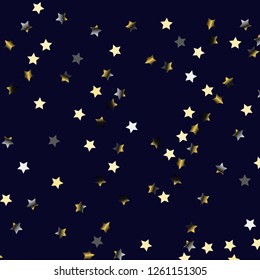 Elegant striped background. Stripes from random stars. Isolated gradient celestial elements. Platinum chrome metal shine. Holiday celebration luminous glossy vector template for decorations