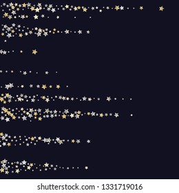 Elegant striped background. Stripes from random stars.  Isolated gradient stellar elements. Yellow pearl nacre shine. Festive iridescent holographic shine effect vector template for decoration