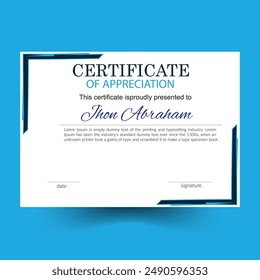 Elegant style for certificate template