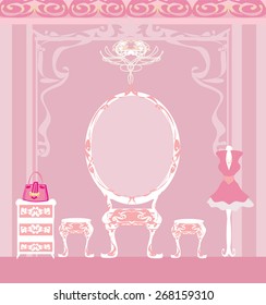 elegant style dressing room