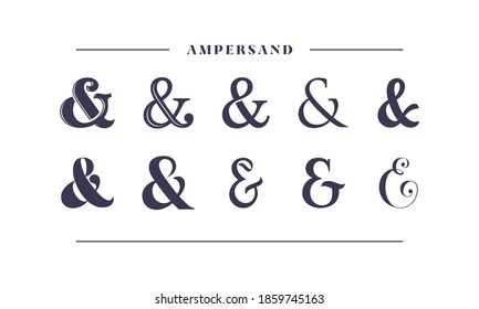 Elegant ampersand Images, Stock Photos  Vectors | Shutterstock