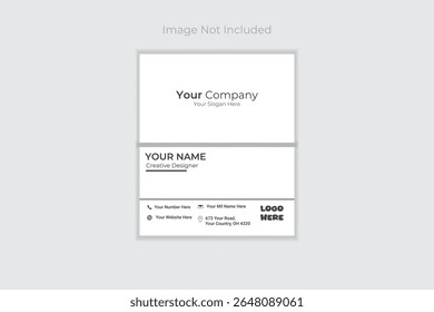 Elegant and stylish business card design perfect for corporate, creative, or personal use. Fully editable, high-resolution layout with a modern and minimal touch.

