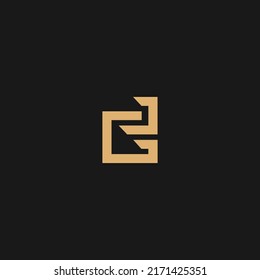 Elegant and stylish GP logo design for your company. GP letter logo. GP Logo for luxury branding.
