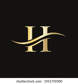 Elegant And Stylish H Logo Design For Your Company. H Letter Logo. H Logo For Luxury Branding. 