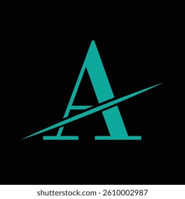 Elegant and stylish A logo design for your company A letter logo A Logo for vector	