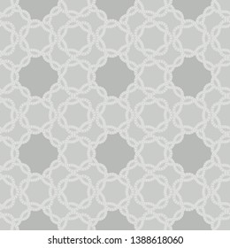 Elegant stylish seamless vector background with delicate lace pattern. Romantic neutral repeating illustration