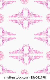 Elegant stylish seamless wallpaper.