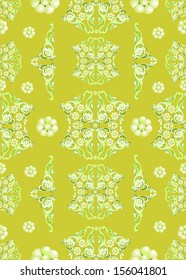 Elegant stylish seamless wallpaper.