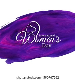 Elegant stylish Women's day background