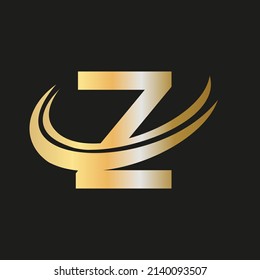 Elegant Stylish Z Logo Design Your Stock Vector (Royalty Free ...