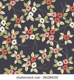 Elegant stylized seamless poppy flower pattern can be used for wallpapers,  surface textures, textile, kids cloth, pattern fills, web page backgrounds and more creative designs. 