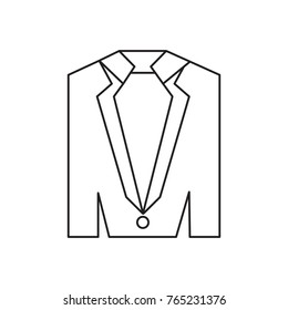 elegant suit icon
