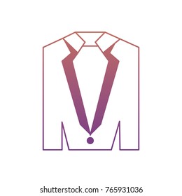 elegant suit icon