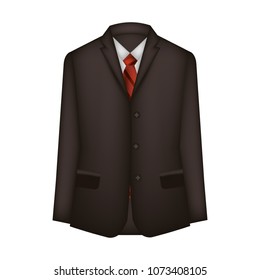 elegant suit masculine icon