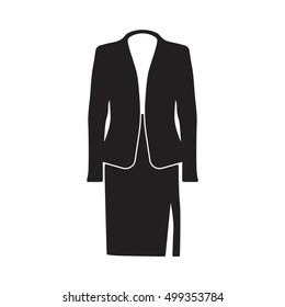 elegant suits over white background vector illustration