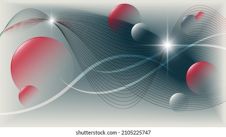 Elegant surreal background. A beautiful illustration for interior decoration, corporate designs, blogs, postcards, posters and your other projects. Vector. 