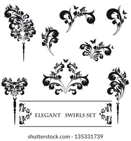 elegant swirls design