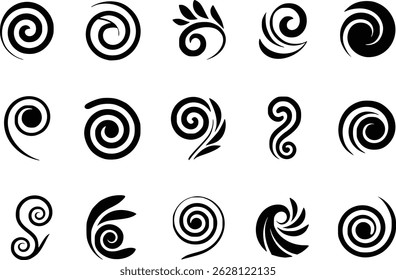
Elegant Swirls Flourishes Striking Decorative Artistic Icon