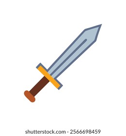 Elegant Sword Icon Design for Combat