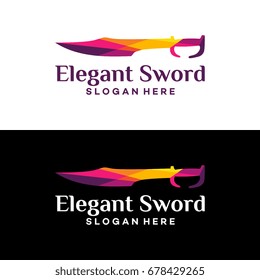Elegant Sword Logo designs template