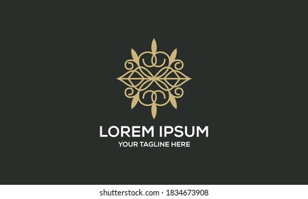 Elegant Symbol Leaf Vector Logo Design Inspirations