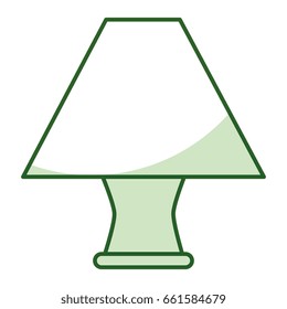 Elegant table lamp icon