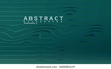 Elegant teal backdrop with wavy lines and subtle shadows, ideal for professional presentations, websites, and creative projects with a modern aesthetic that conveys serenity and sophistication