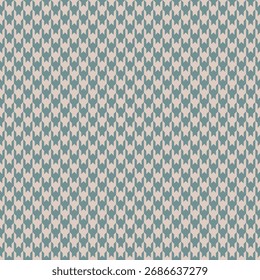 Elegant teal and beige houndstooth pattern.  Perfect for textile design, website backgrounds, or stylish print projects.