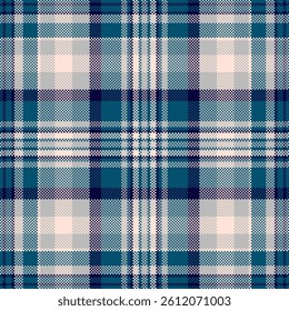 Elegant teal and cream plaid pattern.  Perfect for textile design, apparel, website backgrounds, or scrapbooking.