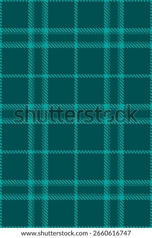 Elegant teal and dark teal plaid pattern.  Perfect for textile design, backgrounds, or website templates.  This sophisticated geometric design evokes feelings of calm and tradition.