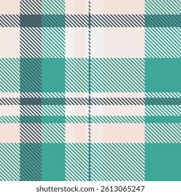 Elegant teal, pink, and white plaid pattern.  Perfect for textile designs, website backgrounds, or stationery. This soft, stylish pattern evokes feelings of comfort and sophistication.