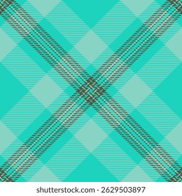 Elegante patrón de tartán verde azulado. Diseño textil clásico que evoca la tradición y la artesanía. Ideal para fondos, ropa y proyectos creativos.