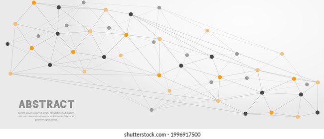elegant tech network banner background, perfect for advertisement, poster, presentation, website background, etc.