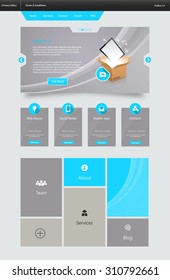 Elegant Technology Website Template Design