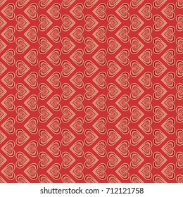 The elegant the template for fashion prints. Cute pattern in small flower. Vector seamless pattern. Ditsy floral background. Small red, orange and brown flowers.