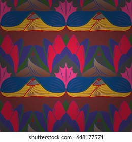 The elegant the template for fashion prints. Spring floral background with blue flowers. Motley illustration. Small colorful flowers. Vector cute pattern in small flower.