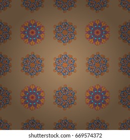 The elegant the template for fashion prints. Vector cute pattern in small flower. Small colorful flowers. Motley illustration. Spring floral background with blue flowers.
