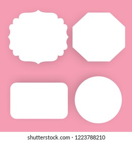 elegant template framing isolate background